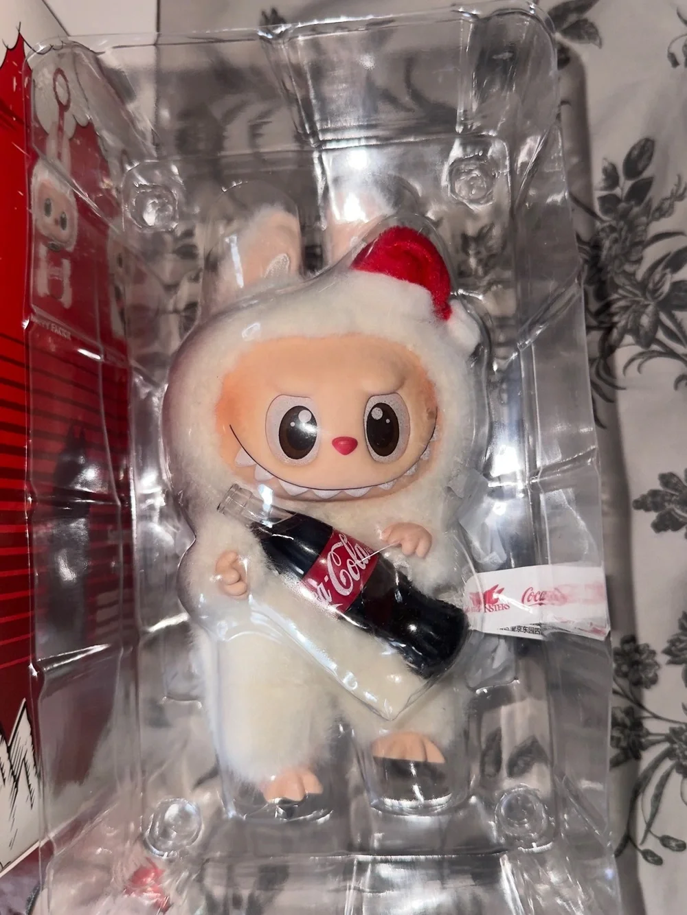 Coca-Cola The Monsters White Vinyl Face Collectible Plush Figure - White